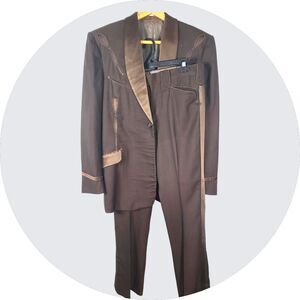 70s Rare Vintage Nathan Turk Custom Suit made for Kenny Odell